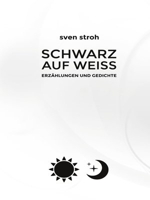 cover image of Schwarz auf weiß